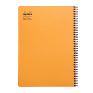 Rhodia Classic Wirebound Notebook - Large - Orange - Squared - Picture 1